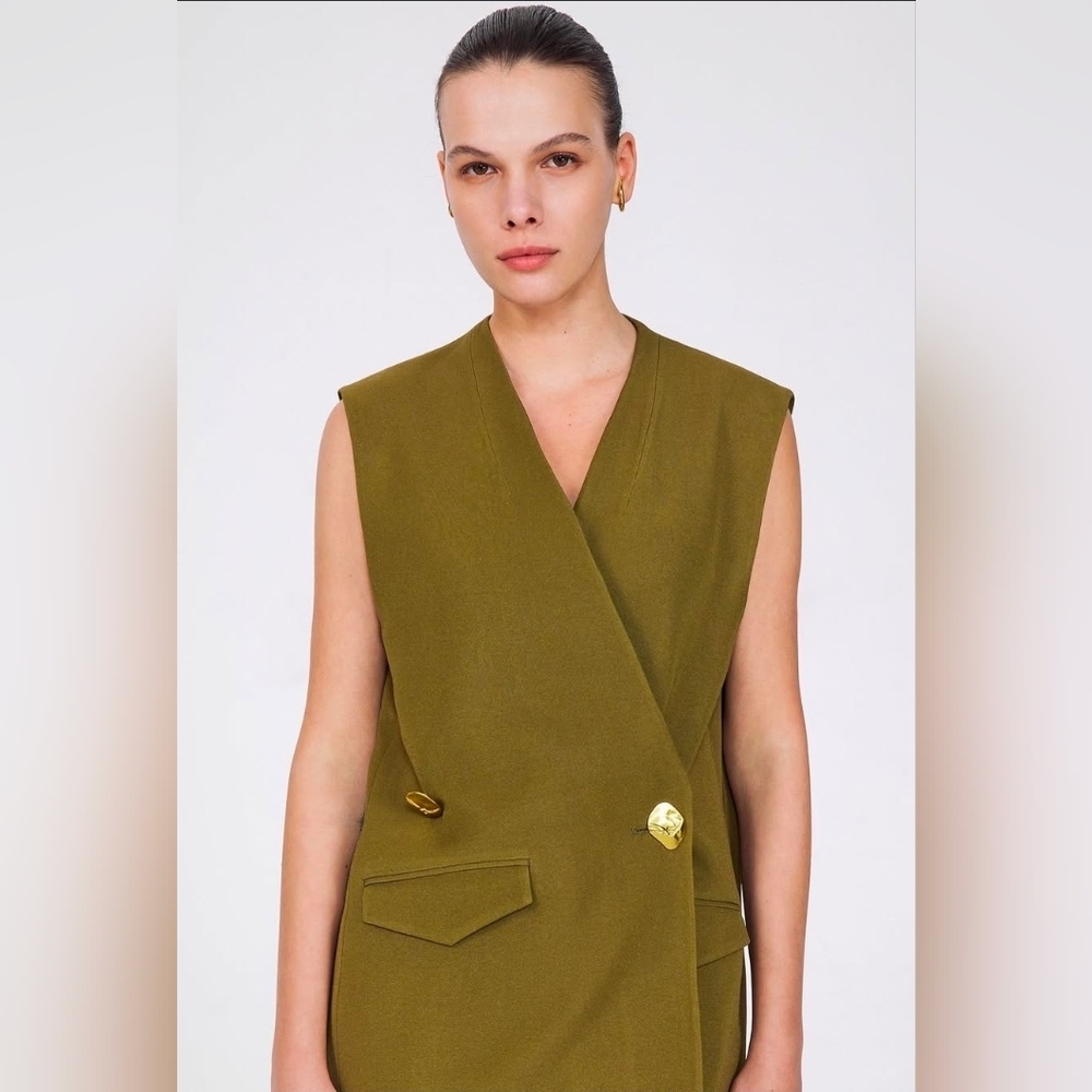 NWOT FABRIQUE BY AMELI KATEBI Elegant Vest Sz S